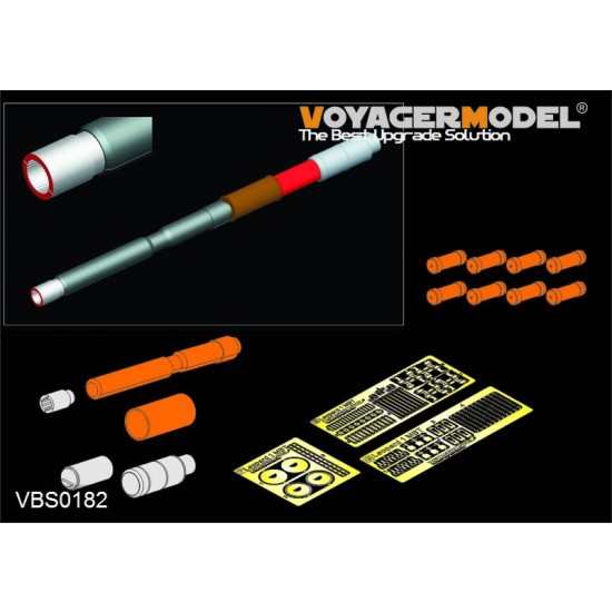 1/35 Modern German L7A3 105mm Gun Barrel w/Smoke Discharger (for Leopard 1)