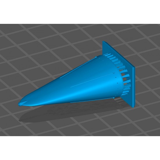1/32 Northrop F-5E C model Radome with Pitot Tube for KittyHawk / Storm Factory kits