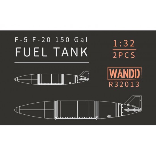 1/32 Northrop F-5E/F 150gal Fuel Tank (2pcs)