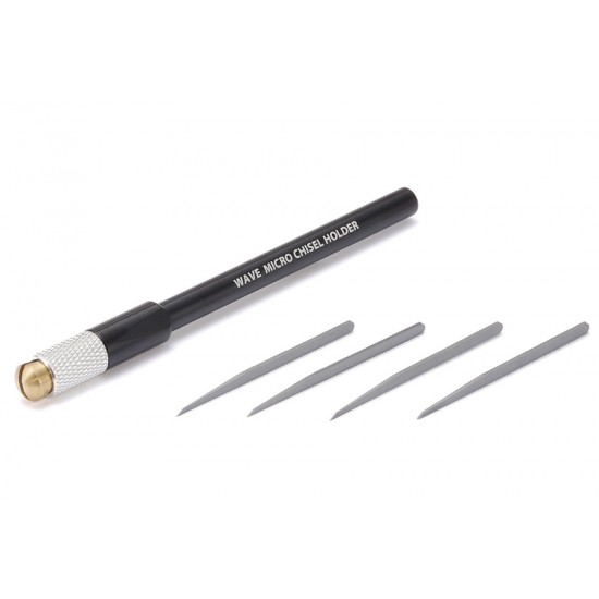 WAVE Corporation HG Micro Chisel Blades Set (0.1mm, 0.2mm, 0.3mm, 0.5mm ...