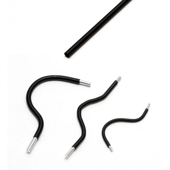 A-Spring Black NO.1 (Outer diameter: 1.0mm, wire diameter: 0.2mm, L: 150mm)