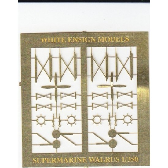 1/350 Supermarine Walrus Detail-up Set (1 Photo-Etched Sheet)