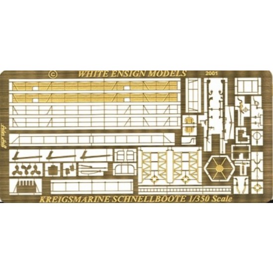 1/350 German S-Boats (1919-1945) Detail-up Set for Trumpeter / Bronco kit