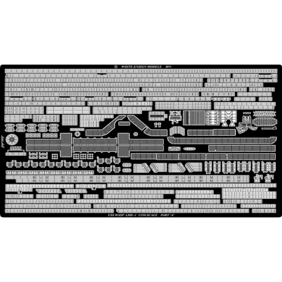 Photo-etched Parts for 1/350 USS Wasp (LHD-1) The Ship for Revell/Gallery kits