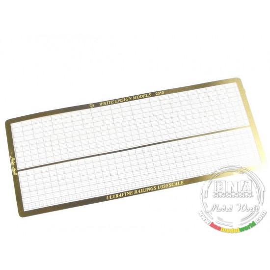1/350 Ultrafine Photo-etched Railings (etched on .003" brass)