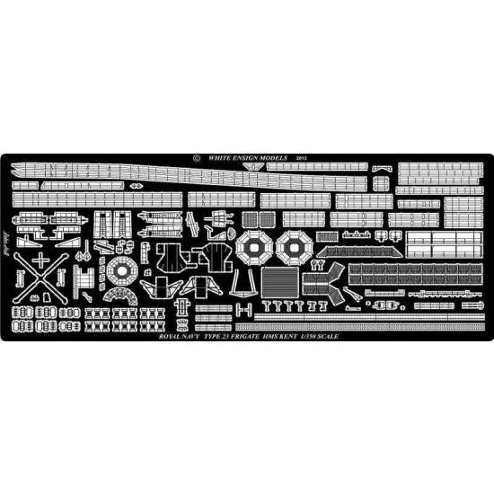 1/350 Royal Navy Type 23 Frigate Photo-etched Detail set for Trumpeter HMS Kent kit
