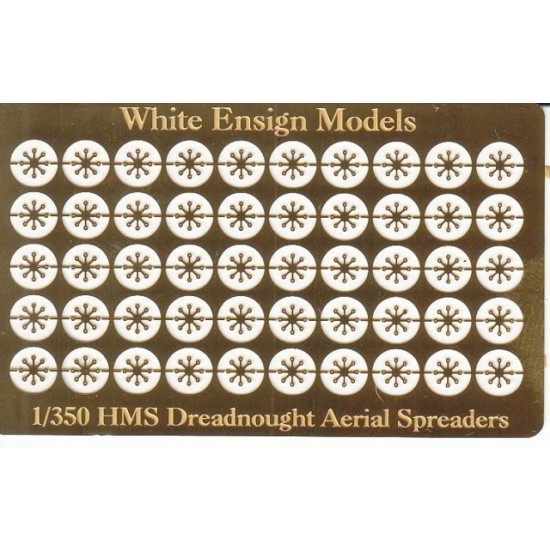 1/350 HMS Dreadnought Style Aerial Spreaders Photo-etched parts