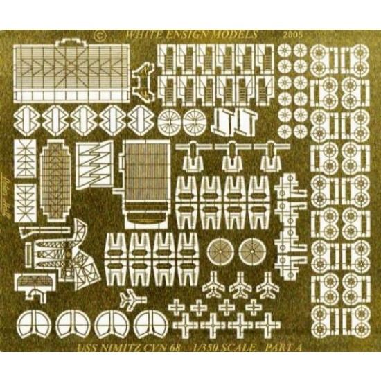 1/350 USS Nimitz Photo-etched parts for Trumpeter kit (2pcs)