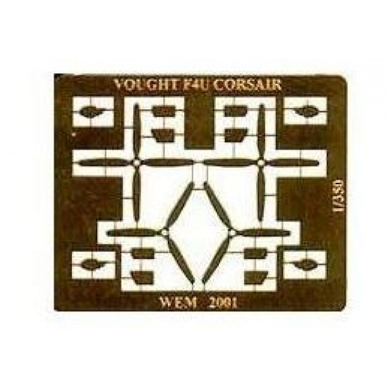 1/350 Vought F4U Corsair Detail-up Set (1 Photo-Etched Sheet)
