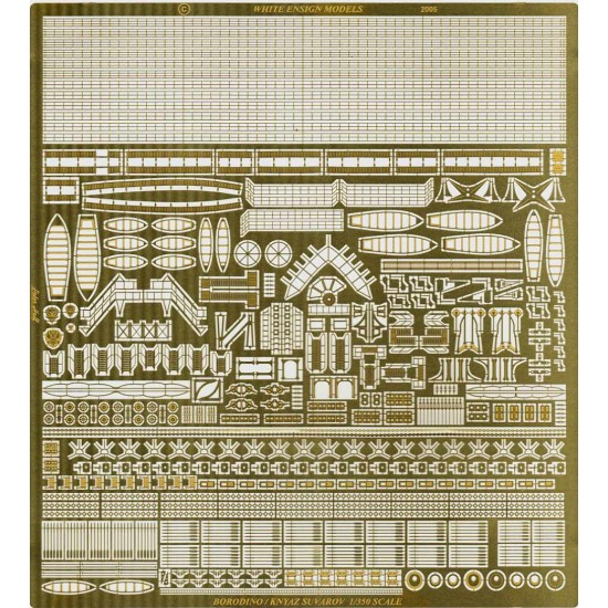 1/350 Russian Borodino Class Battleship (Pre-1914) Detail-up Set