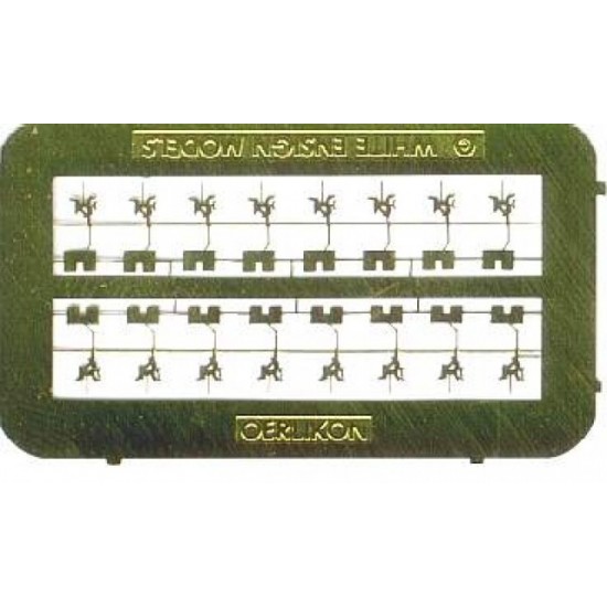 1/600 Modern 20mm Oerlikons & Shields Set (1 Photo-Etched Sheet)