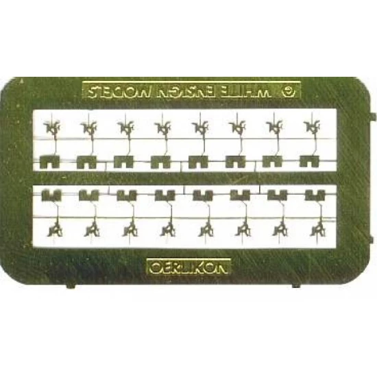 1/600 Modern 20mm Oerlikons & Shields Set (1 Photo-Etched Sheet)