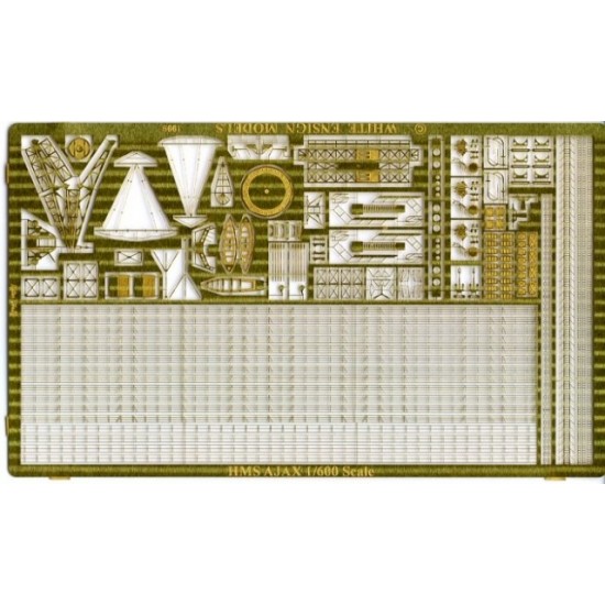 1/600 HMS Ajax Photo-etched parts for Airfix kit