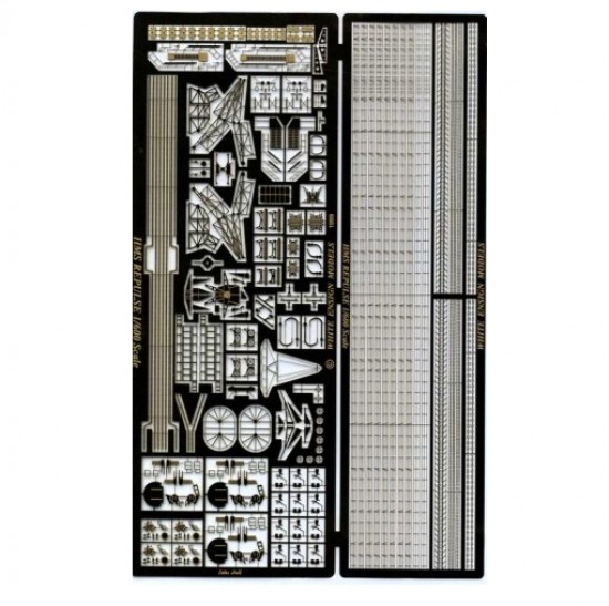 1/600 HMS Repulse Detail-up Set for Airfix kit (1 Photo-Etched Sheet)