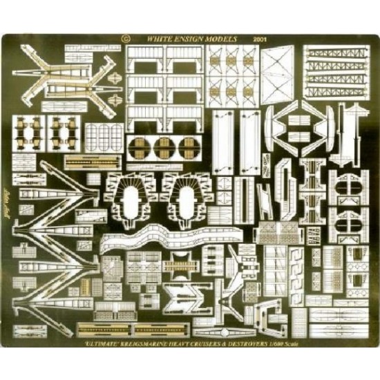 1/600 Ultimate Kriegsmarine Set 3 - Pocket Battleship, Cruiser and Destroyer