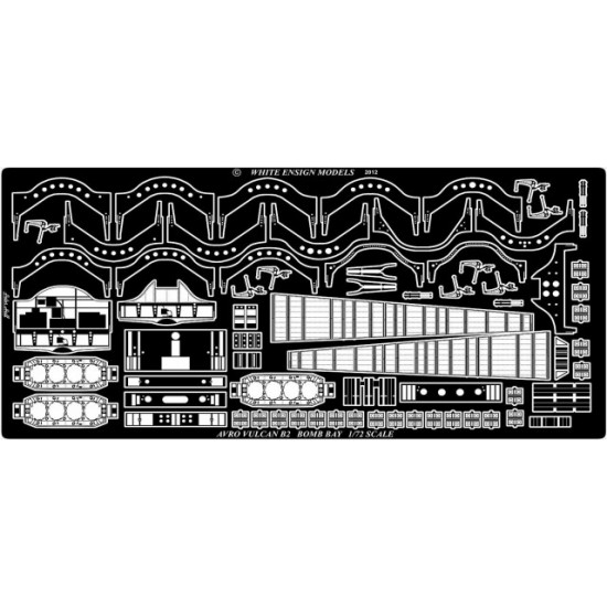 1/72 Avro Vulcan Bomb Bay Detail-up Set for Airfix kit (1 Photo-Etched Sheet)