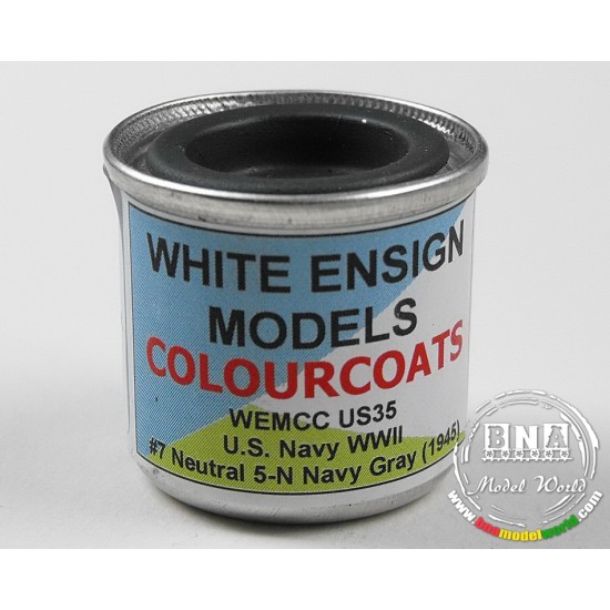 US Navy Colour - #7 Neutral 5-N Navy Grey (1945) 14ml