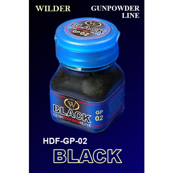 Gunpowder Line Black Pigments Powders (50ml) 
