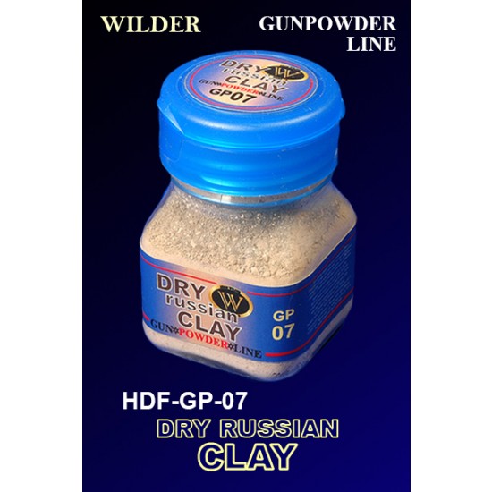Gunpowder Line Dry Russian Clay Pigments Powders (50ml)