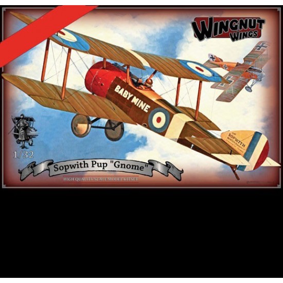 1/32 WWI British Sopwith Pup "Gnome" Single-seater Biplane Fighter