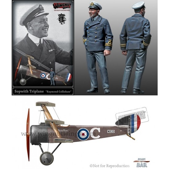 1/32 Sopwith Triplane "Raymond Collishaw" (aircraft kit & figure)