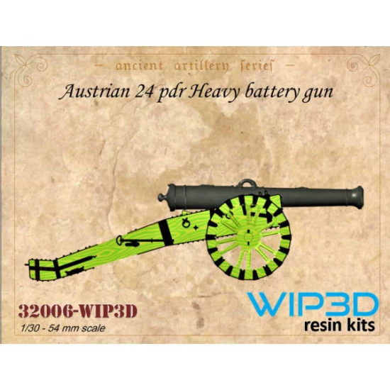 1/32 Austrian 24 PDR Heavy Battery Gun Resin kit