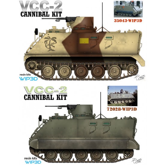 1/72 VCC-2 CANNIBAL KIT resin kit with accessories