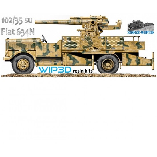 1/35 102/35 on FIAT 634N Resin kit