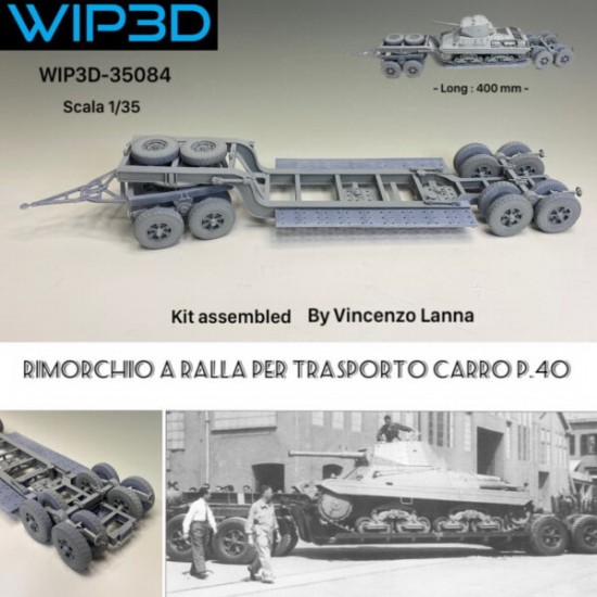 1/35 Italian Tank Transporter for P40 Resin kit