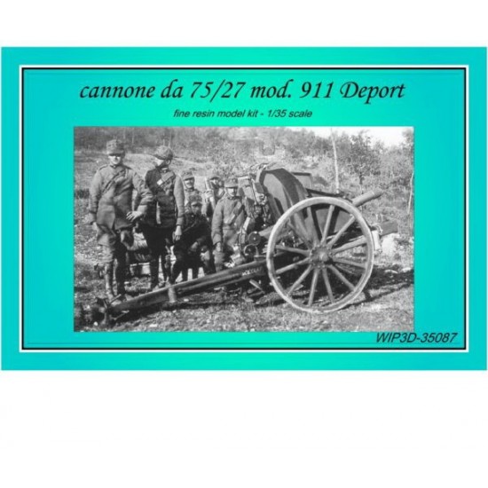 1/35 75/27 Cannon mod.911 Deport Resin kit