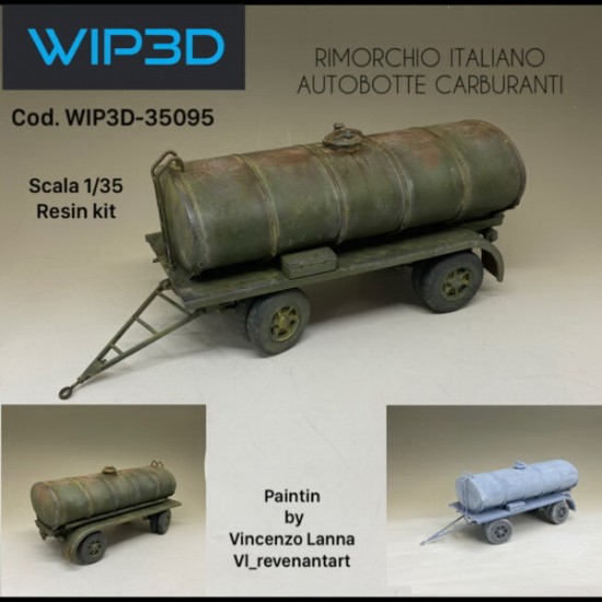 1/35 Italian Tanker Fuels Trailer resin kit