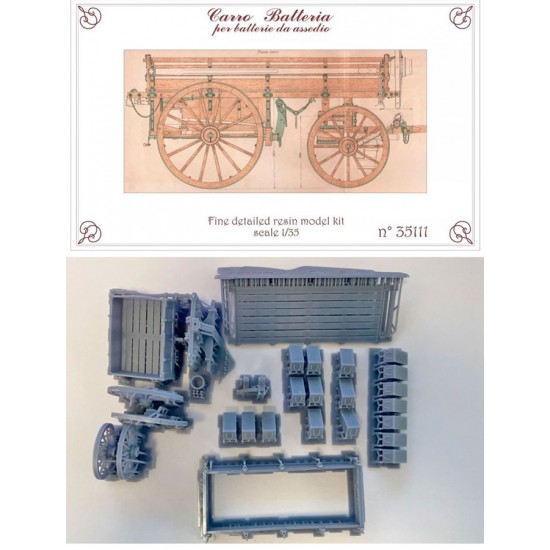 1/35 Artillery Supply Wagon Resin Kit