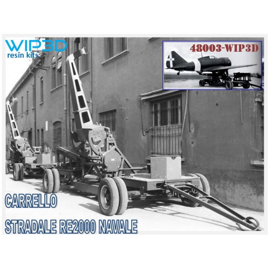 1/72 Carrello Re2000 Navale Complete Resin kit