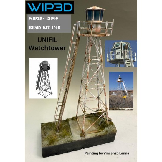 WIP 3D 1/48 Unifil Watchtower (Resin kit) | BNA Model World