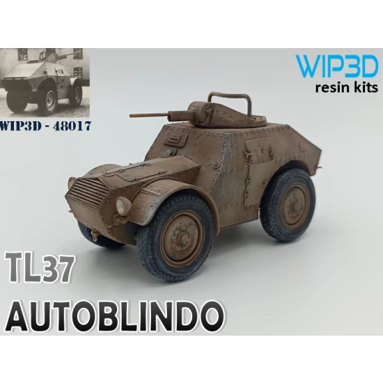 1/48 WWII Italian TL37 Autoblindo