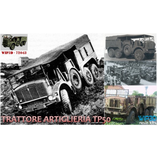 1/72 Dovunque Tractor TP 50 Resin kit