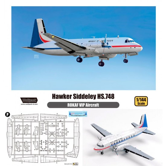 1/144 ROKAF Hawker Siddeley HS.748 "ROKAF" [Premium Edition]