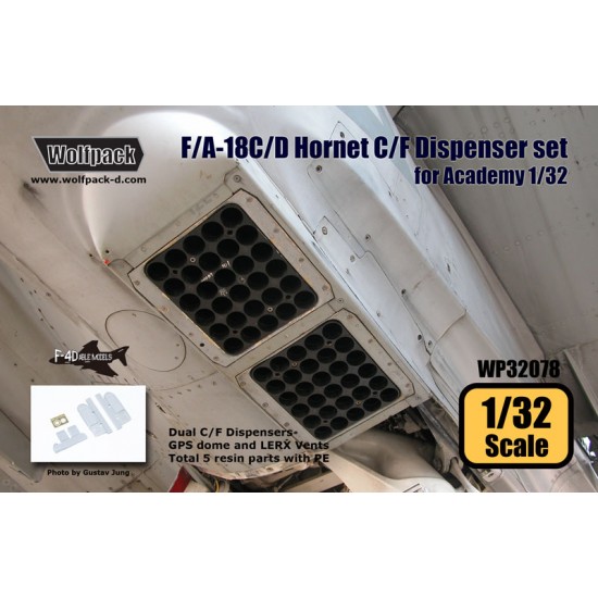 1/32 F/A-18C/D Hornet C/F Dispenser Set for Academy kit