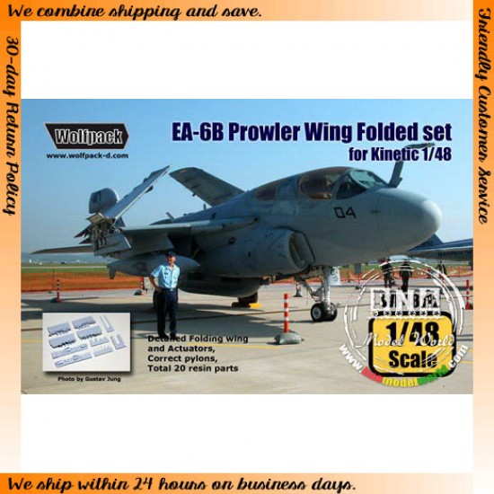 1/48 EA-6B Prowler Wing Folded Set for Kinetic kit