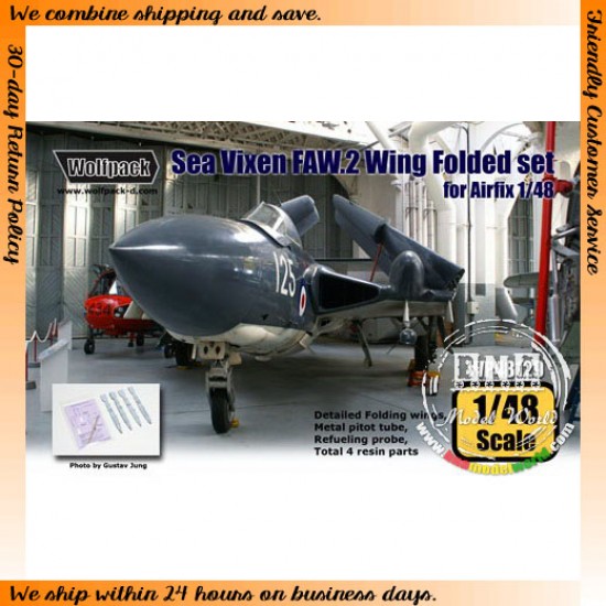 1/48 DH Sea Vixen FAW.2 Folding Wing Set for Airfix kit