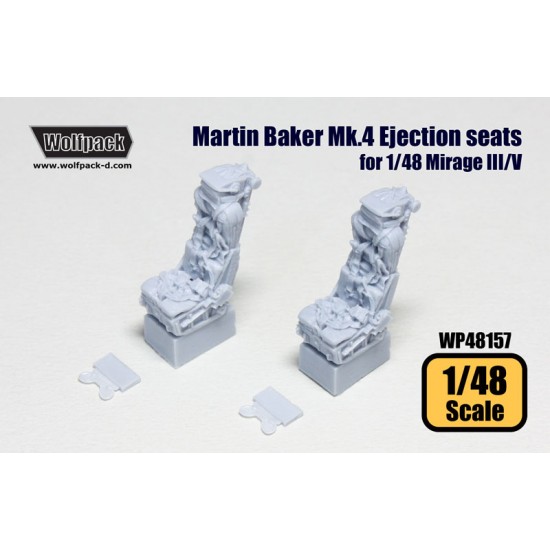 1/48 Martin Baker Mk.4 Ejection Seats (2pcs) for Dassault Mirage IIIV