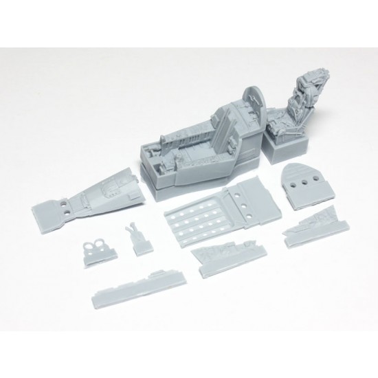 1/48 F-8E Crusader Cockpit set for Hasegawa kit (incl. MB F5 Ejection Seat)
