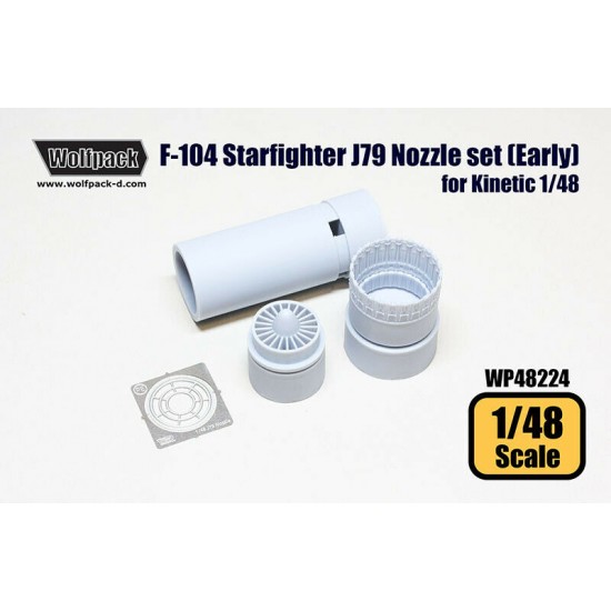1/48 F-104 Starfighter J79 Engine Nozzle set Early for Kinetic kits