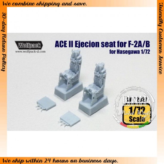 1/72 ACE II Ejection Seats for Hasegawa kit JASDF Mitsubishi F-2A/B