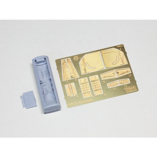 1/72 Sukhoi Su-33 Sea Flanker Wheel Bay Set for Hasegawa kit