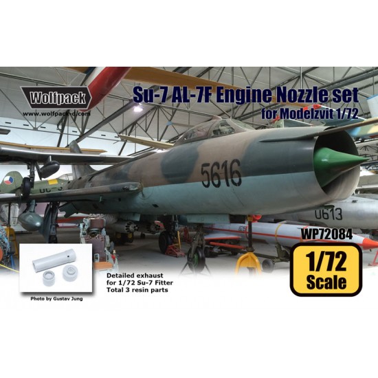 1/72 Su-7 Fitter AL-7F Engine Nozzle Set for Modelsvit kits