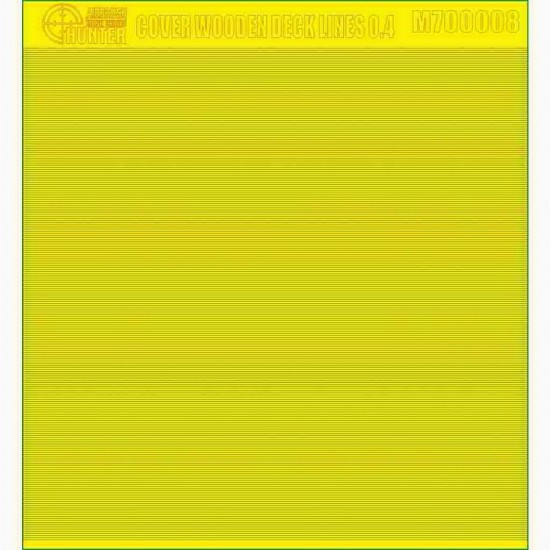 1/700 Cover Wooden Deck Lines Paint Mask (Width: 0.4mm)