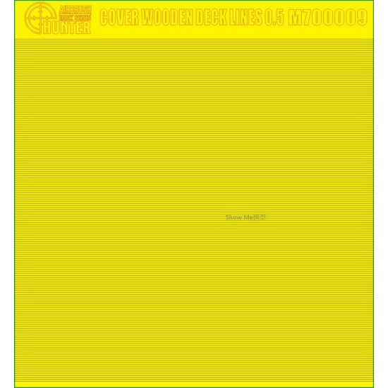 1/700 Cover Wooden Deck Lines Paint Mask (Width: 0.5mm)