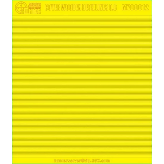 1/700 Cover Wooden Deck Lines Paint Mask (Width: 0.8mm)