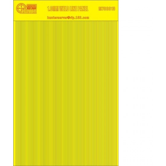 1/700 Weld Line Panel Paint Mask (Width: 1.0mm)